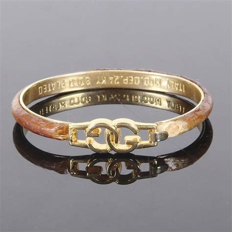 gucci gold bracelet cuff|Gucci bracelet women gold.